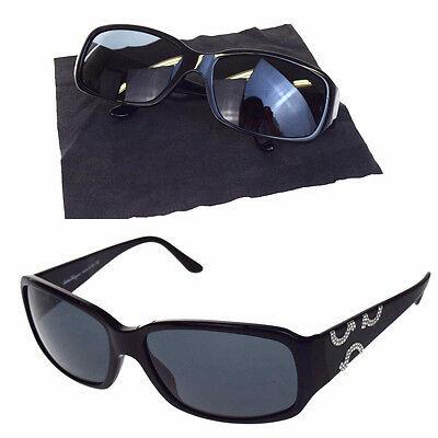 Authentic SALVATORE FERRAGAMO Sunglasses: Brand: SALVATORE FERRAGAMO Model: Sunglasses Country of Origin: Italy Material: Plastic Color: Black Size (Inch): W2.2X H1.4X D0" Size (CM): W5.5X H3.5X D0Cm All Bidhaus items come with a 100 % money-