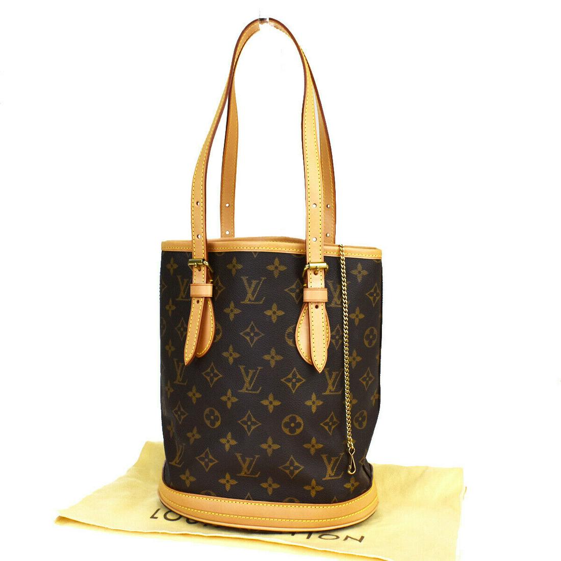 Authentic LOUIS VUITTON Shoulder Bag: Brand: LOUIS VUITTON Model: Shoulder Bag Country of Origin: France Material: Monogram Leather Color: Brown Size (Inch): W 8.7 X H 9.8 X D 5.9 " Size (CM): W 22 X H 25 X D 15 Cm All Bidhaus items come 