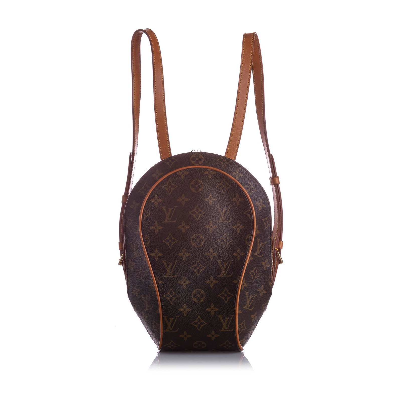 Authentic Louis Vuitton Monogram Ellipse Backpack: The Ellipse backpack features a monogram canvas body adjustable flat leather back straps a top zip closure and an interior slip pocket. Brand: Louis Vuitton Model: Monogram Ellipse Backpack Origin: Fr