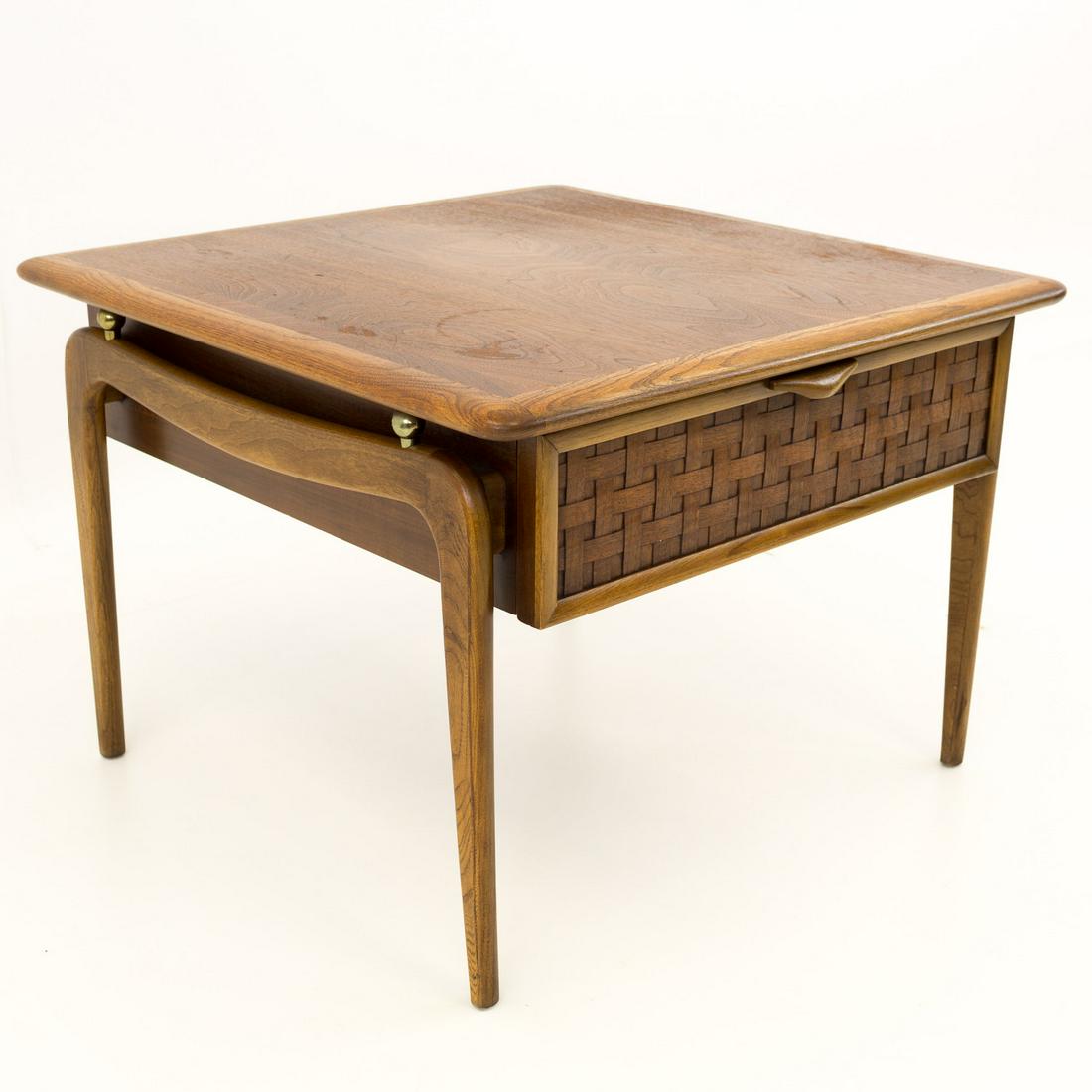 Warren Church for Lane Perception Mid Century: Warren Church for Lane Perception Mid Century Nightstand Side End Table 28 wide x 28 deep x 20 high See Terms & Conditions or contact us for shipping rates. It is your responsibility to inspect the it