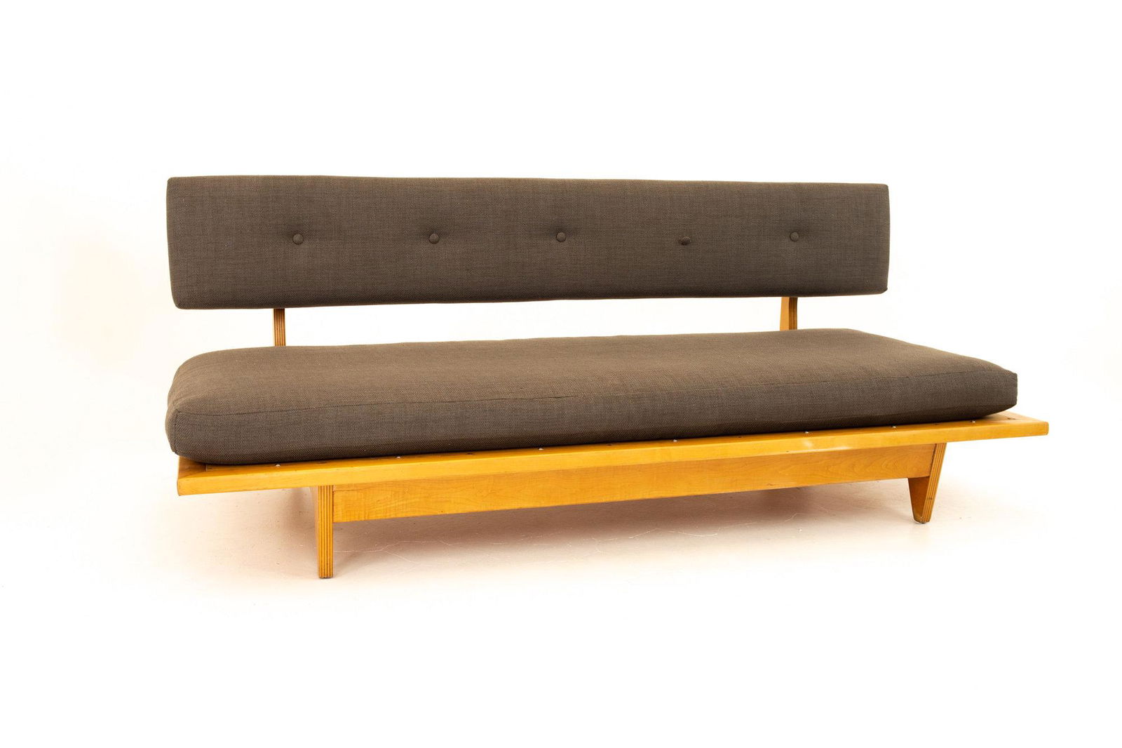 Richard Stein for Knoll Mid Century Daybed Sofa: Richard Stein for Knoll Mid Century Daybed Sofa Sofa measures: 76 wide x 34.25 deep x 30 high with a seat height of 17.75 inches See Terms & Conditions or contact us for shipping rates. It is your res