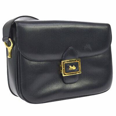 Authentic CELINE Crossbody: Brand: CELINE Model: Crossbody Country of Origin: Italy Material: Leather Color: Navy Size (Inch): W 9.4 x H 7.5 x D 2.8 " Strap Drop. 11.0 - 13.4 " Size (CM): W 24.0 x H 19.0 x D 7.0 cm Strap Drop. 2