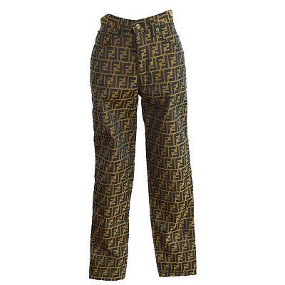 Authentic FENDI Straight: Brand: FENDI Model: Straight Country of Origin: Italy Material: 70% Polyester 30% Cotton Color: BrownBlack Size (Inch): :Notation size : #I =42 Inch=28 D=36 Waist Width : 14.2 " or 36.0 cm H