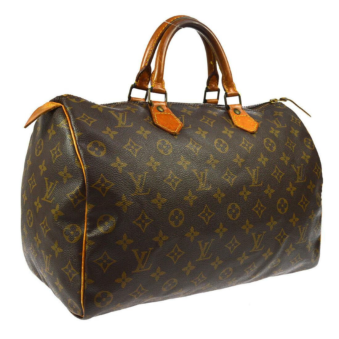 Authentic LOUIS VUITTON Monogram Hobo: Brand: LOUIS VUITTON Model: Monogram Hobo Country of Origin: France Material: Canvas Color: Brown Size (Inch): W 13.8 x H 8.9 x D 7.5 " Handle Drop. 3.5 " Size (CM): W 35.0 x H 22.5 x D 19.0 cm Handle