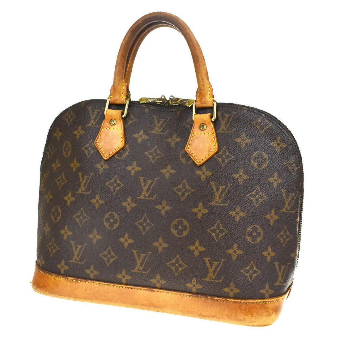 Authentic LOUIS VUITTON Hand Bag: Brand: LOUIS VUITTON Model: Hand Bag Country of Origin: France Material: Monogram Leather Color: Brown Size (Inch): W 11.8 X H 9.1 X D 6.1 "Size (CM): W 30 X H 23 X D 15.5 Cm All Bidhaus items come wi
