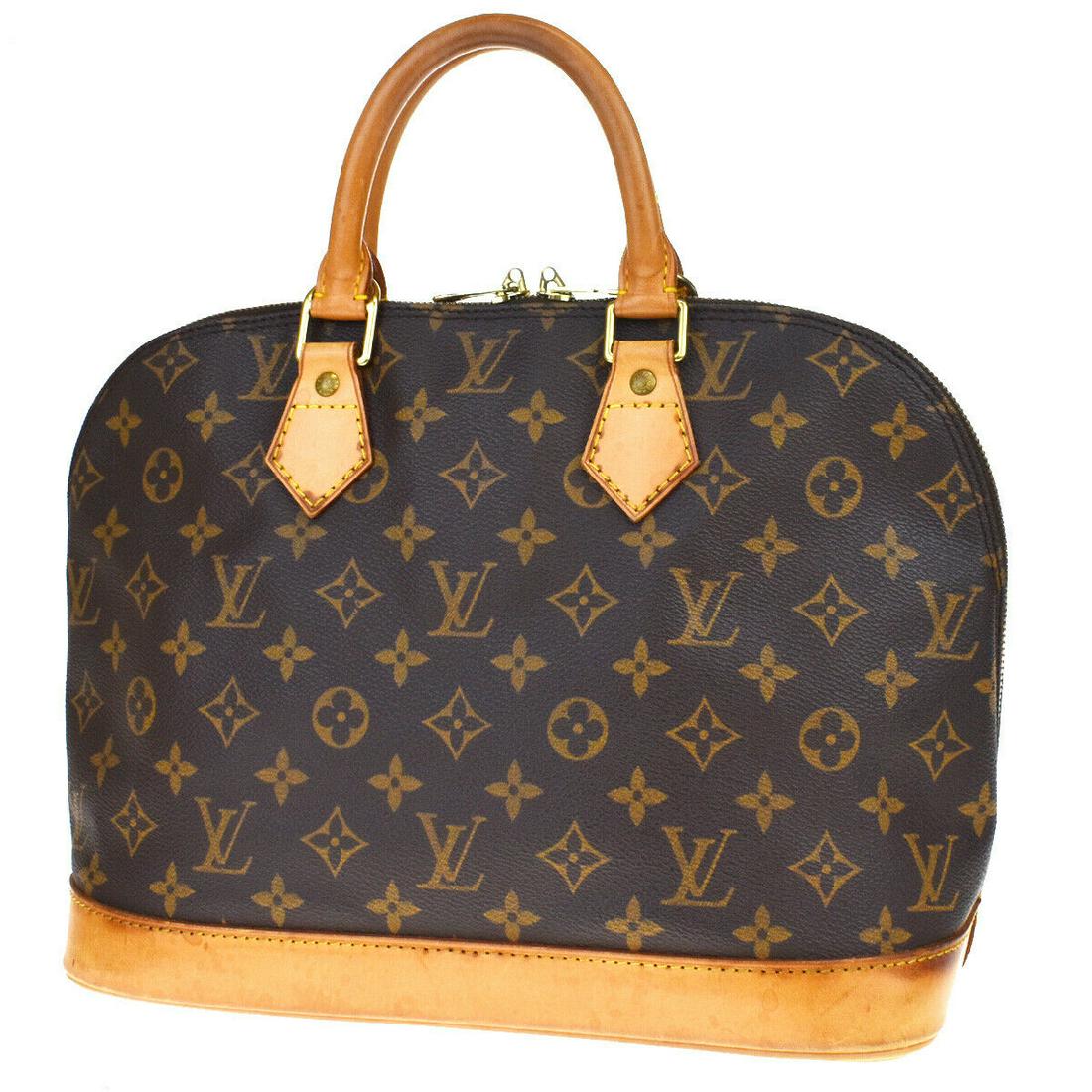 Authentic LOUIS VUITTON Hand Bag: Brand: LOUIS VUITTON Model: Hand Bag Country of Origin: Material: Monogram Canvas Leather Color: Brown Size (Inch): W 11.8 X H 9.1 X D 6.1 "Size (CM): W 30 X H 23 X D 15.5 Cm All Bidhaus items come wi