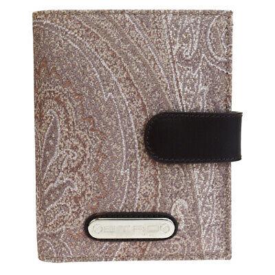 Authentic ETRO Bifold: Brand: ETRO Model: Bifold Country of Origin: Material: Nylon Leather Color: Beige Size (Inch): W3.7X H4.7X D0.6"Size (CM): W9.5X H12X D1.5Cm All Bidhaus items come with a 100 % money-back authenticity