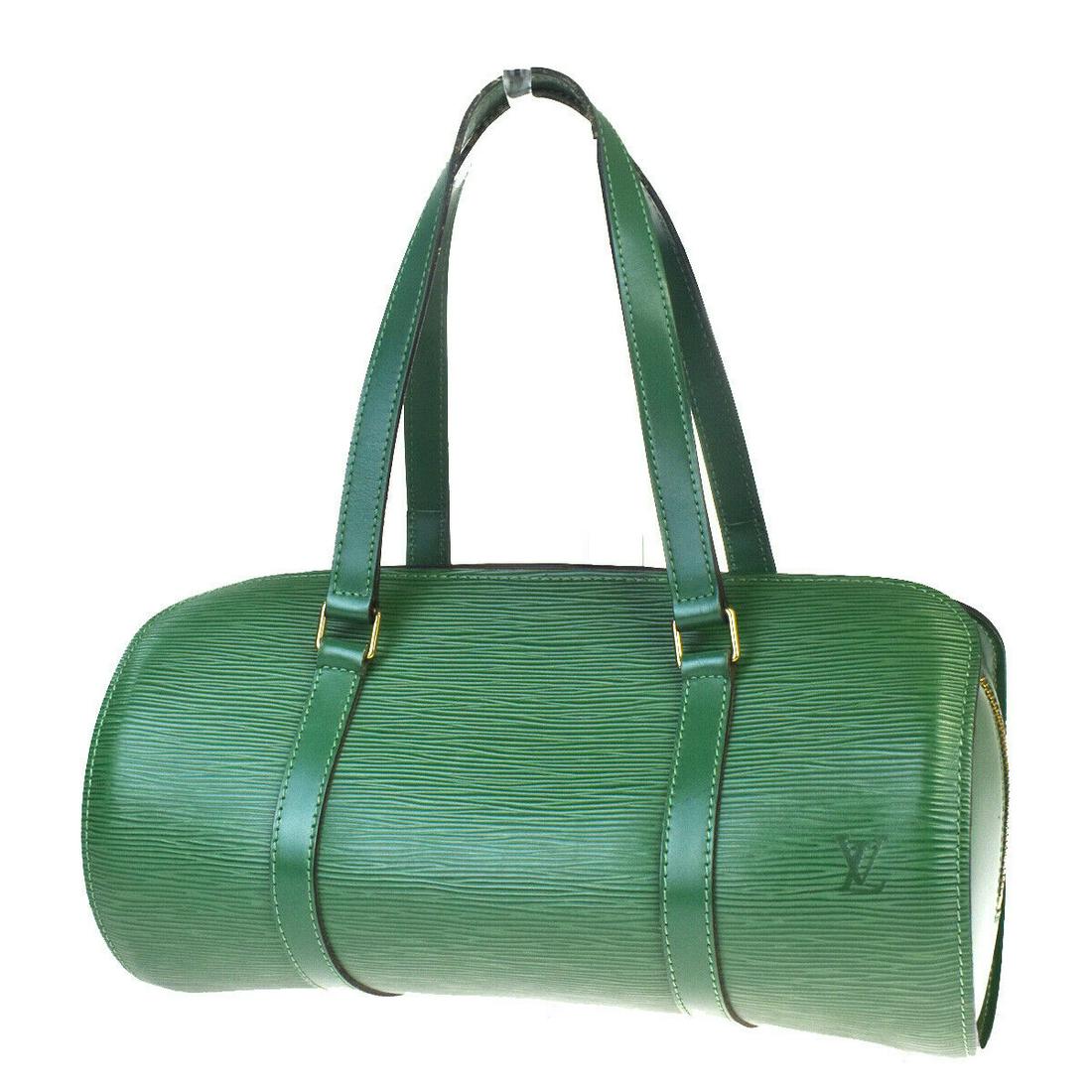 Authentic LOUIS VUITTON Shoulder Bag: Brand: LOUIS VUITTON Model: Shoulder Bag Country of Origin: Material: Epi Leather Color: Blue Size (Inch): W11.8X H6.3X D5.5"Size (CM): W30X H16X D14Cm All Bidhaus items come with a 100 % money-back a