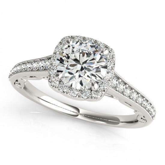 0.9 ctw Certified VS/SI Diamond Solitaire Halo Ring 14k: 0.9 ctw Certified VS/SI Diamond Solitaire Halo Ring 14k White Gold Designer Brand Luxury Jewelry, made in the USA Suggested Retail Price: $5,200 Factory offers perfect factory sizing, for all rings & 
