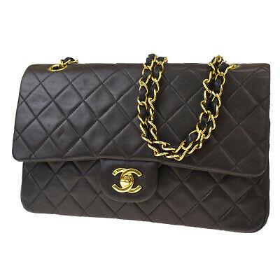 Authentic CHANEL Shoulder Bag: Brand: CHANEL Model: Shoulder Bag Country of Origin: France Material: Leather Color: Black Size (Inch): W9.8X H6.3X D2.8"Size (CM): W25X H16X D7Cm All Bidhaus items come with a 100 % money-back authen