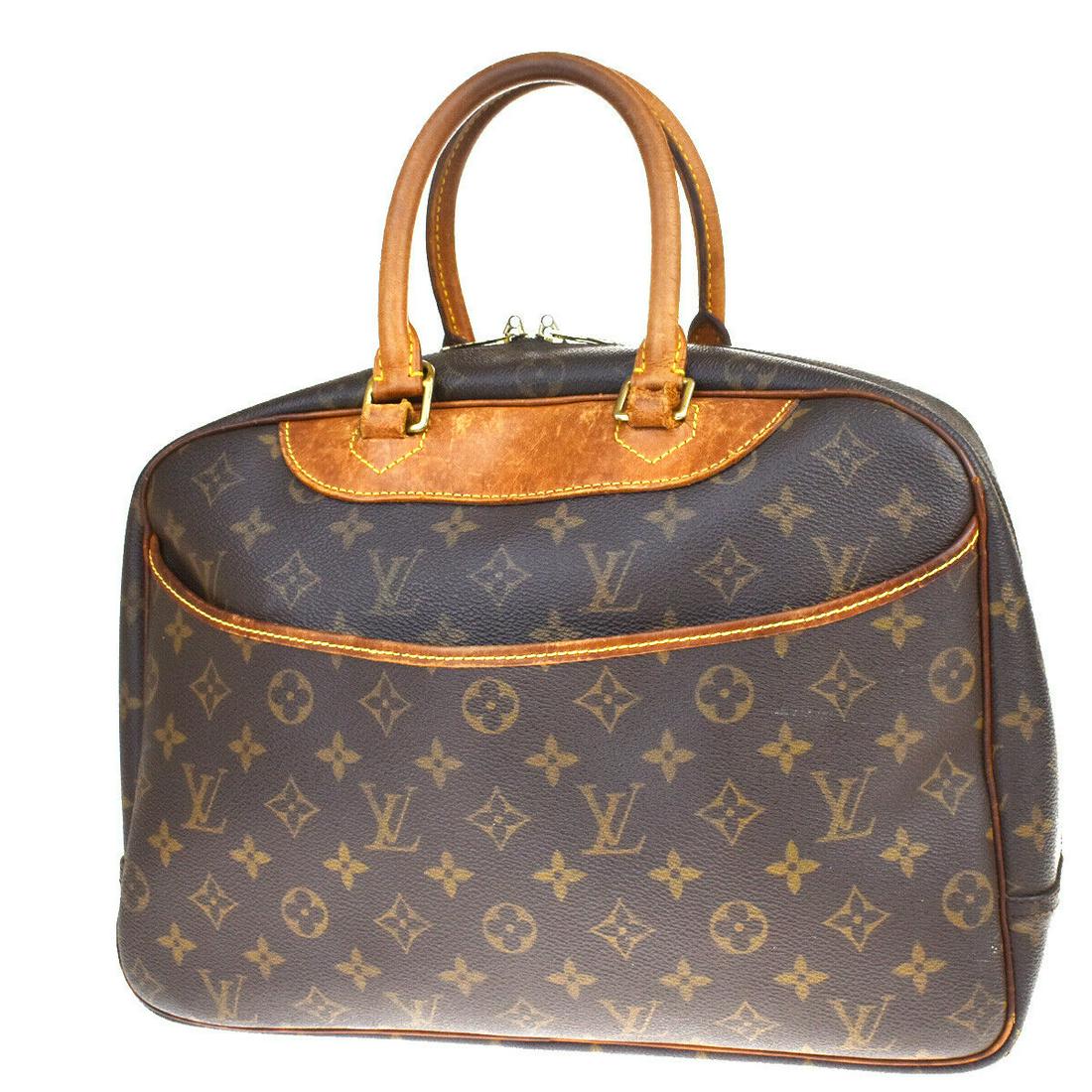 Authentic LOUIS VUITTON Hand Bag: Brand: LOUIS VUITTON Model: Hand Bag Country of Origin: France Material: Monogram Leather Color: Browns Size (Inch): W 13.4 X H 10.2 X D 5.5 "Size (CM): W 34 X H 26 X D 14 Cm All Bidhaus items come wi