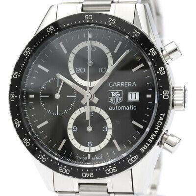 Authentic Tag Heuer Carrera CV2010 Chronograph: Tag Heuer Carrera CV2010 Chronograph Stainless Self-winding Men's Watch Brand: name:: Tag Heuer Line name:: Carrera Model:: CV2010 design Style:: Sports watch Gender:: Men's Material (Case):: Stainles