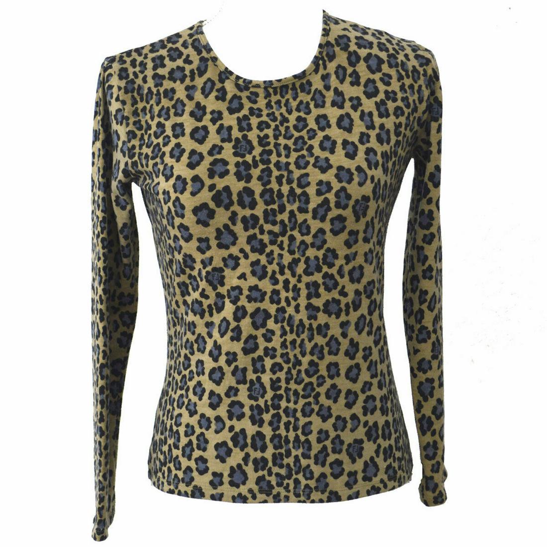 Authentic FENDI Shirt: Brand: FENDI Model: Shirt Country of Origin: Italy Material: 70% PE 20% CO 10% EA Color: Brown Black Blue Size (Inch): :Notation size : #I= 40 D=34 INCH=26 Shoulder Width : 14.6 " / 37.0 cm