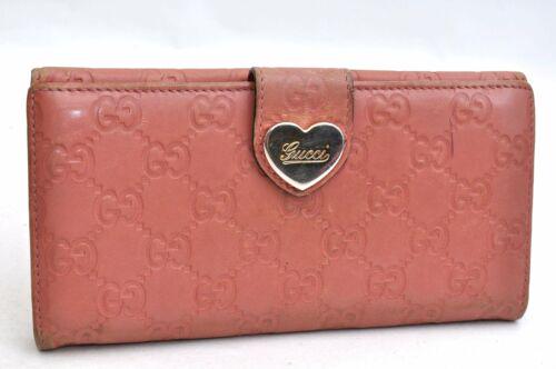 Authentic GUCCI Wallet: Brand: GUCCI Model: Wallet Country of Origin: Italy Material: Leather Color: Pink Bag Length: 7.5inches(19cm) Bag Height: 3.9inches(10cm) Bag Depth: 0.6inches(1.5cm) All Bidhaus items come with a 100 
