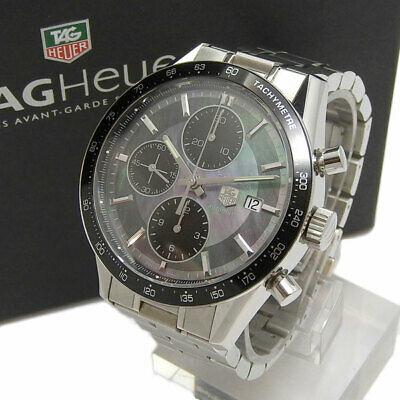 Authentic TAG HEUER Carrera automatic black shell dial: Product Specifications Product name TAG HEUER TAG Heuer Carrera Automatic watch Black shell Dial CV201K BA0794 Size / Dimension Case size: Approximately 42mm Arm circumference: about 165mm Material /