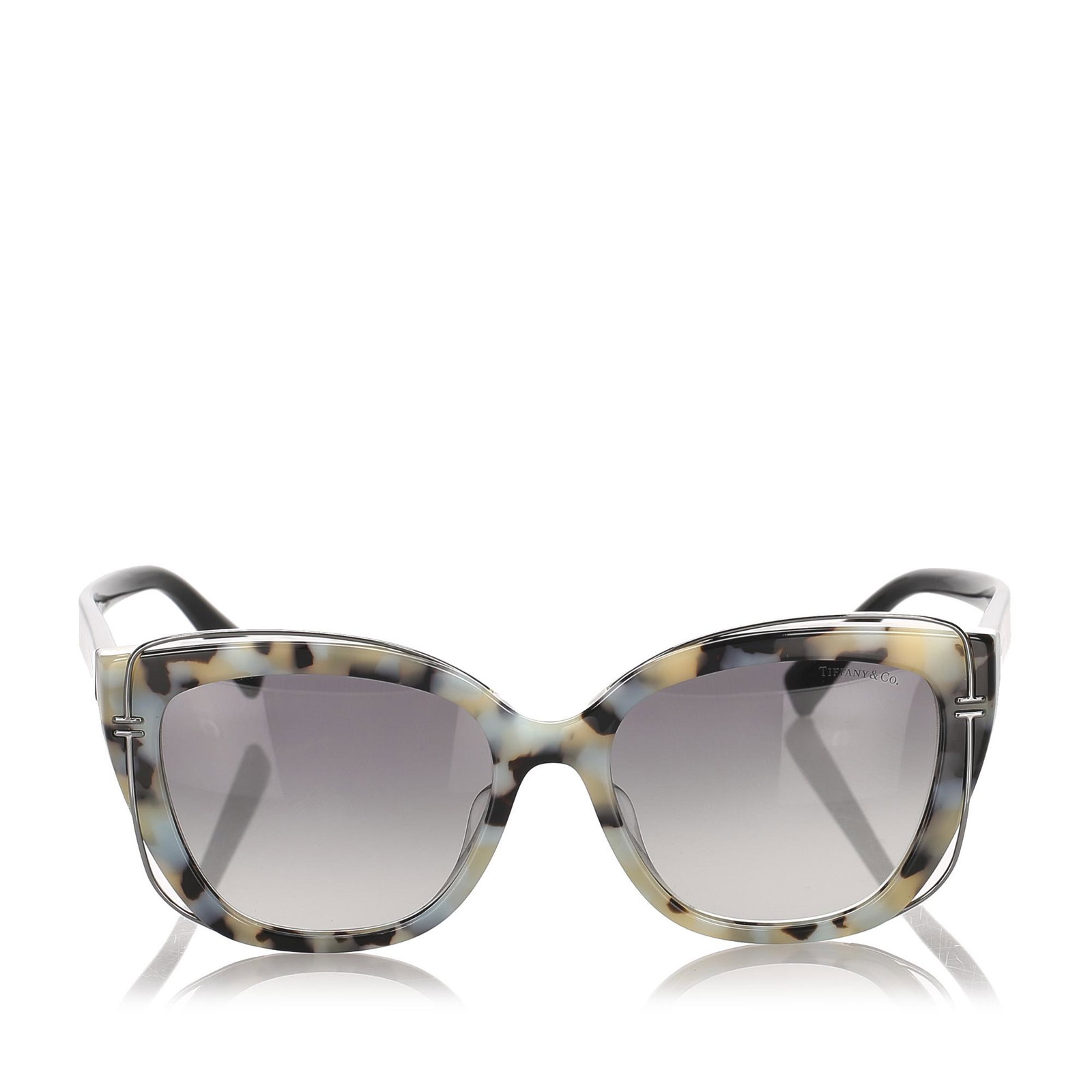 Authentic Tiffany Square Tinted Sunglasses: These sunglasses feature an acetate body with tinted lenses. Brand: Tiffany Model: Square Tinted Sunglasses Origin: United States of America Category: Sunglasses Color: Black x Multi Style: Others Mat