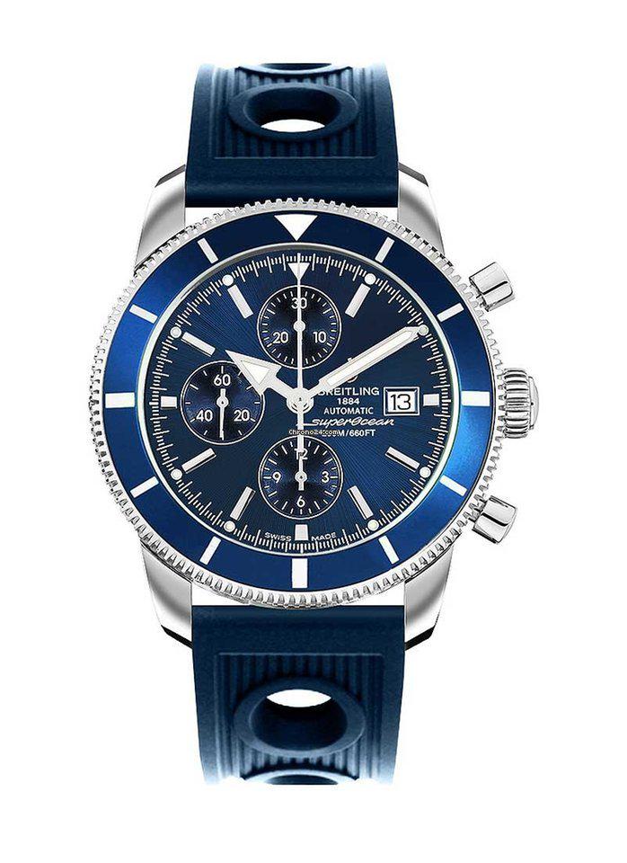 Authentic Breitling Superocean HÃ©ritage Chronograph: Basic Info Listing number: 64MZD1 Brand: Breitling Model: Superocean HÃ©ritage Chronograph Reference number: A1332016/C758 Movement: Automatic Case material: Steel Bracelet material: Rubber Year of 
