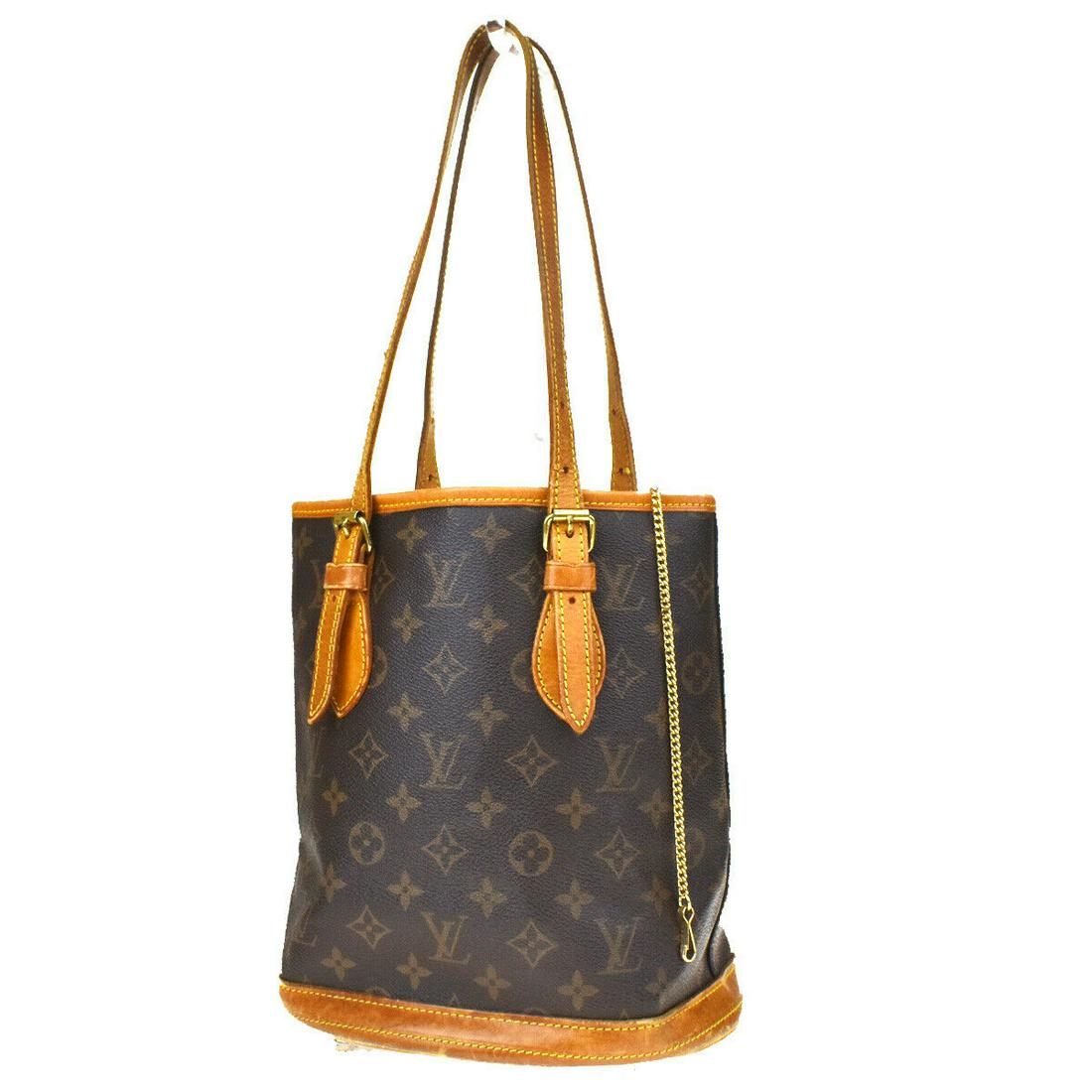 Authentic LOUIS VUITTON Shoulder Bag: Brand: LOUIS VUITTON Model: Shoulder Bag Country of Origin: France Material: Monogram Leather Color: Brown Size (Inch): W 8.7 X H 9.8 X D 5.9 "Size (CM): W 22 X H 25 X D 15 Cm All Bidhaus items come w