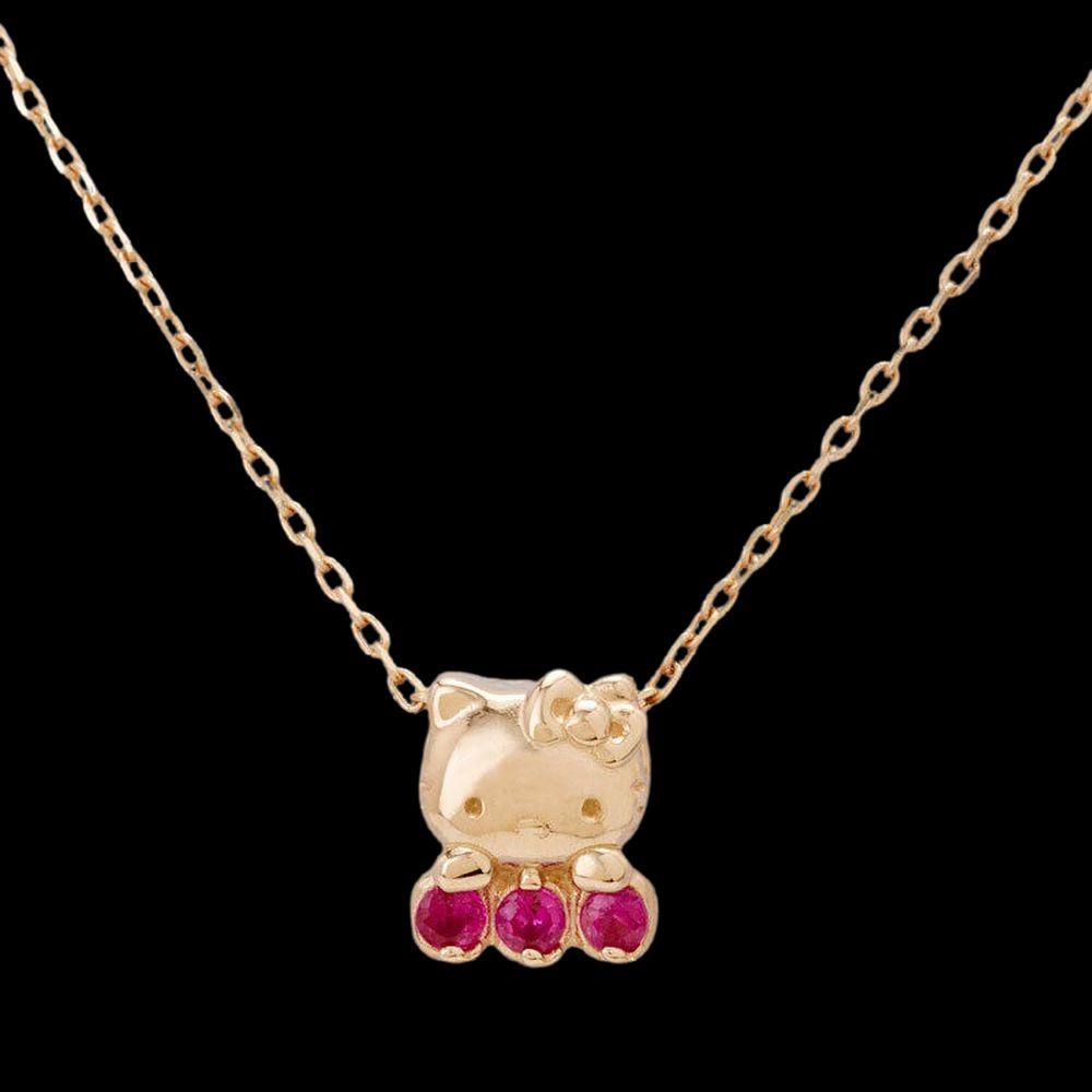 Authentic sanrio necklace Hello Kitty xTHE KISS K10: Condition: New chain length is 40cm charm size is 0.50.20.6cm Materials : k 10 gold pink gold What you see in the pictures is all you receive. Pictures have all the accessories of the item. All Bidhau