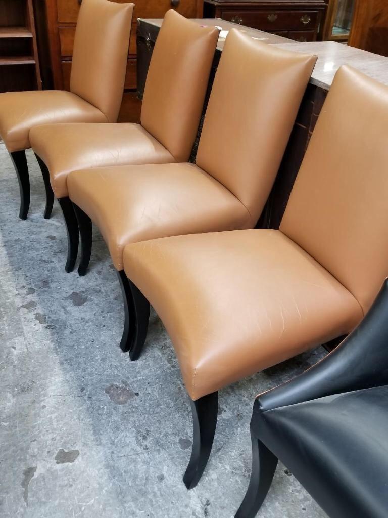 John Hutton for Donghia Phantom Dining Chairs - Set of: John Hutton for Donghia Phantom Dining Chairs - Set of 4 A set of four elegant dining chairs by John Hutton for Donghia - a brand normally available only to interior designers and architects. H 34&rdq