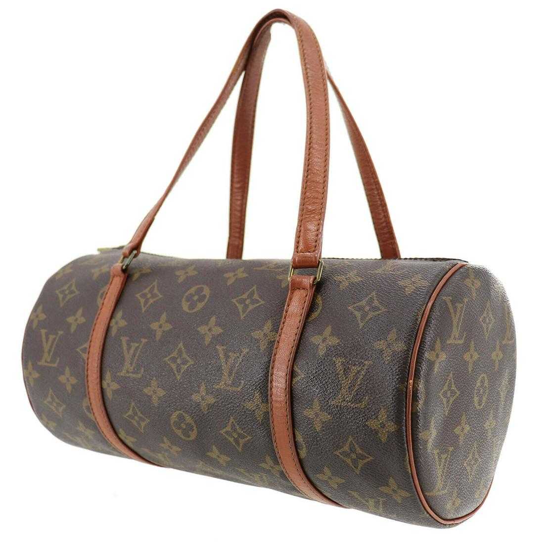 Authentic LOUIS VUITTON Hand Bag: Brand: LOUIS VUITTON Model: Hand Bag Country of Origin: France Material: Leather Color: Gold Size (inch): 30 All Bidhaus items come with a 100 % money-back authenticity guarantee. ALL SALES ARE FINAL.