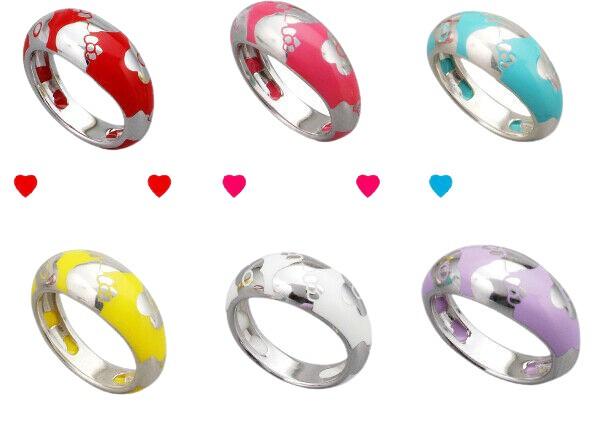 Authentic Sanrio Ring Hello Kitty Colorful Ladies: Condition: New Materials: Silver 925 acetate (rhodium coating) What you see in the pictures is all you receive. Pictures have all the accessories of the item. All Bidhaus items come with a 100 % money