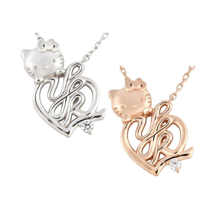 Authentic Sanrio necklace Hello Kitty x Yumi Katsura: Condition: New chain length is 45cm ( Free adjuster type with adjustable length) charm size is 1.7cm x1.1cm Materials : SILVER925 Silver color Rhodium plating Pink gold color Pink gold plating Stone .