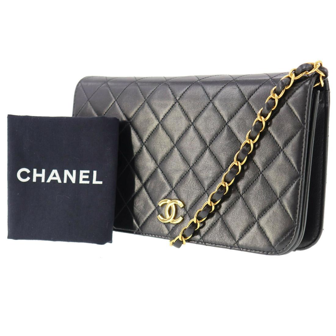 Authentic CHANEL Shoulder Bag: Brand: CHANEL Model: Shoulder Bag Country of Origin: France Material: Leather Color: Gold Size (inch): medium All Bidhaus items come with a 100 % money-back authenticity guarantee. ALL SALES ARE FINAL