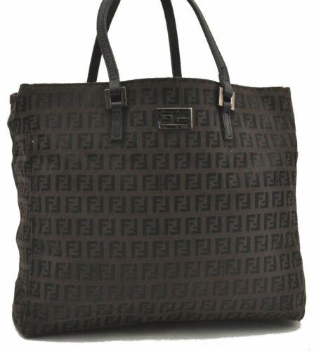 Authentic FENDI Tote Bag: Brand: FENDI Model: Tote Bag Country of Origin: Italy Material: Canvas Color: Brown Bag Length: 11.4inches (29cm) Bag Height: 9.6inches (24.5cm) Bag Depth: 4.3inches (11cm) All Bidhaus items come with