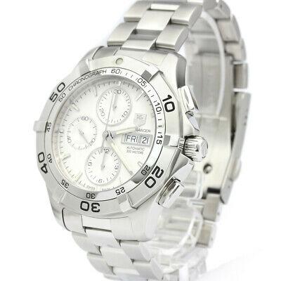 Authentic Tag Heuer Aqua Racer CAF2011Chronograph: Tag Heuer Aqua Racer CAF2011Chronograph Stainless Steel Quartz Men Watch Brand: name:: Tag Heuer Line name:: Aqua racer Model:: CAF2011 Product Number (MPN):: CAF2011 design Style:: Sports watch Gende