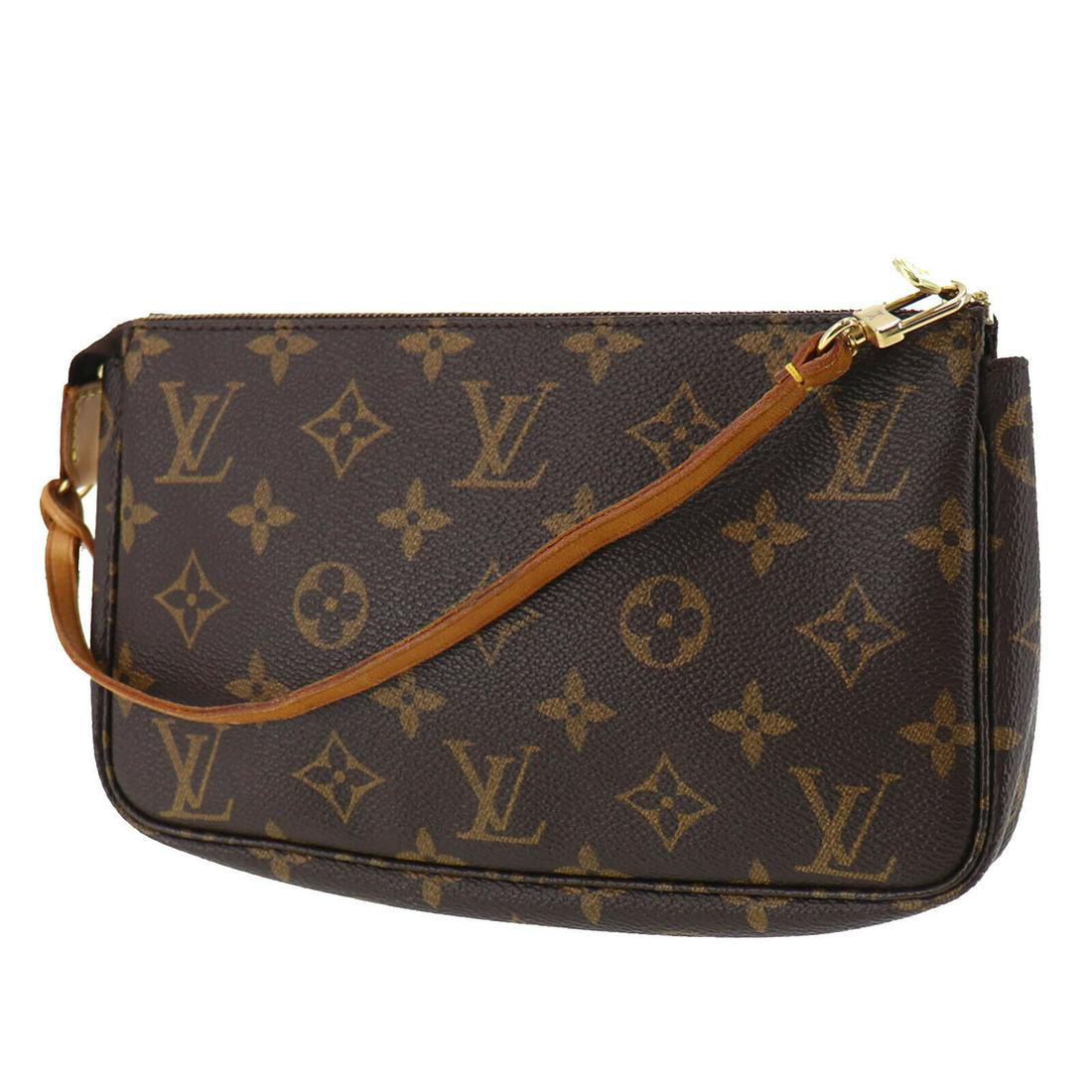 Authentic LOUIS VUITTON Hand Bag: Brand: LOUIS VUITTON Model: Hand Bag Country of Origin: France Material: Canvas Color: Brown Size (inch): small All Bidhaus items come with a 100 % money-back authenticity guarantee. ALL SALES ARE FIN