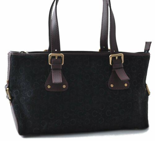 Authentic CELINE Hand Bag: Brand: CELINE Model: Hand Bag Country of Origin: Italy Material: Suede Color: Navy Bag Length: 11.8inches (30cm) Bag Height: 6.7inches (17cm) Bag Depth: 4.3inches (11cm) All Bidhaus items come with a