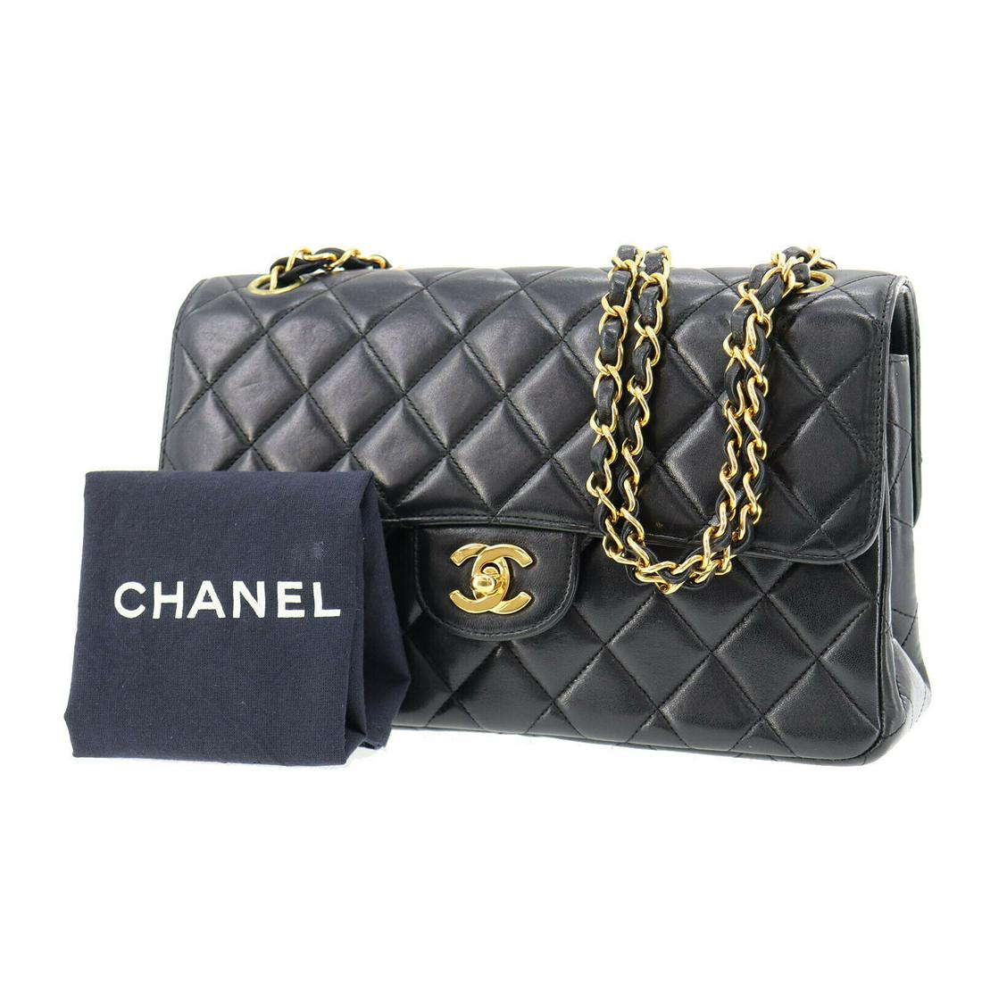 Authentic CHANEL Shoulder Bag: Brand: CHANEL Model: Shoulder Bag Country of Origin: France Material: Leather Color: Gold Bag Length: 9.8 Bag Height: 6.6 Bag Depth: 2.7 All Bidhaus items come with a 100 % money-back authenticity gua