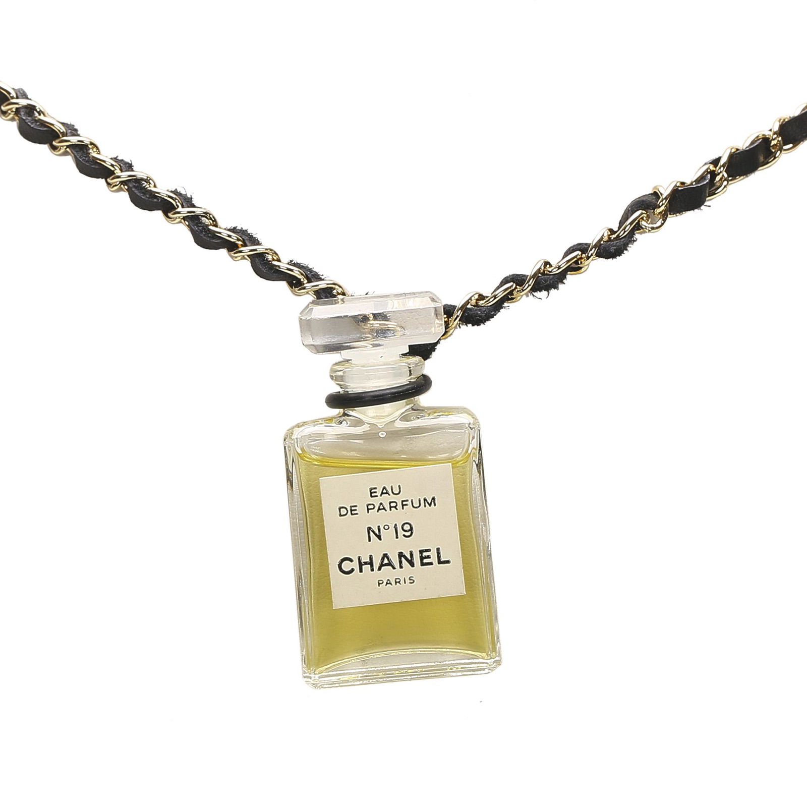 Chanel perfume deals bottle pendant necklace