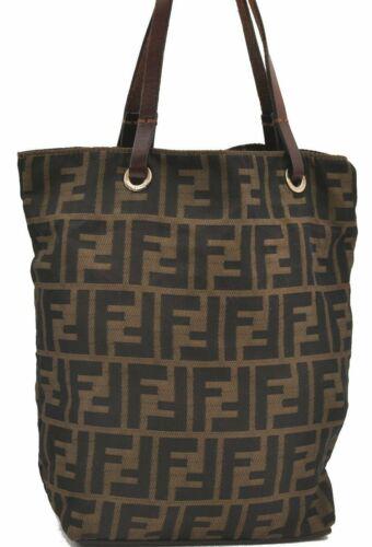 Authentic FENDI Hand Bag: Brand: FENDI Model: Hand Bag Country of Origin: Italy Material: Canvas Color: Brown Bag Length: 6.5inches (16.5cm) Bag Height: 9.4inches (24cm) Bag Depth: 3.9inches (10cm) All Bidhaus items come with 