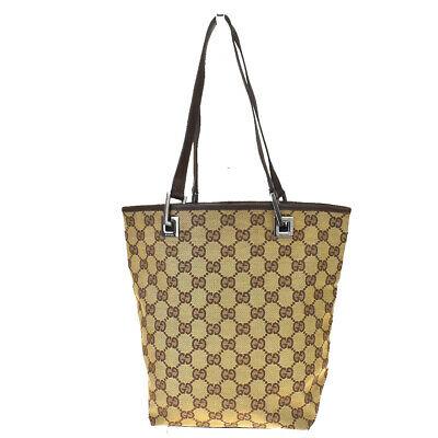 Authentic GUCCI Shoulder Bag: Brand: GUCCI Model: Shoulder Bag Country of Origin: Italy Material: Canvas Color: Brown Size (Inch): W6.7X H9.4X D3.9"Size (CM): W17X H24X D10Cm All Bidhaus items come with a 100 % money-back authenti