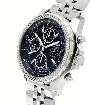 Authentic Breitling Bentley GT A1336224 Chronograph: Breitling Bentley GT A1336224 Chronograph Stainless Steel Men's Watch Brand: Breitling Product Name: Bentley GT Model:: A1336224 / BB57 Material: Stainless steel Dial: Black Bezel: Stainless steel Bel