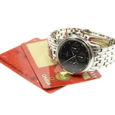 Authentic Omega De Ville Prestige Chronograph 4540.51: Omega De Ville Prestige Chronograph 4540.51 Manual Winding SS Men's Watch Product information Target: Men's Material: Stainless Steel Dial color: Black Movement: Manual winding Ref.No: 4540.51 Serial: