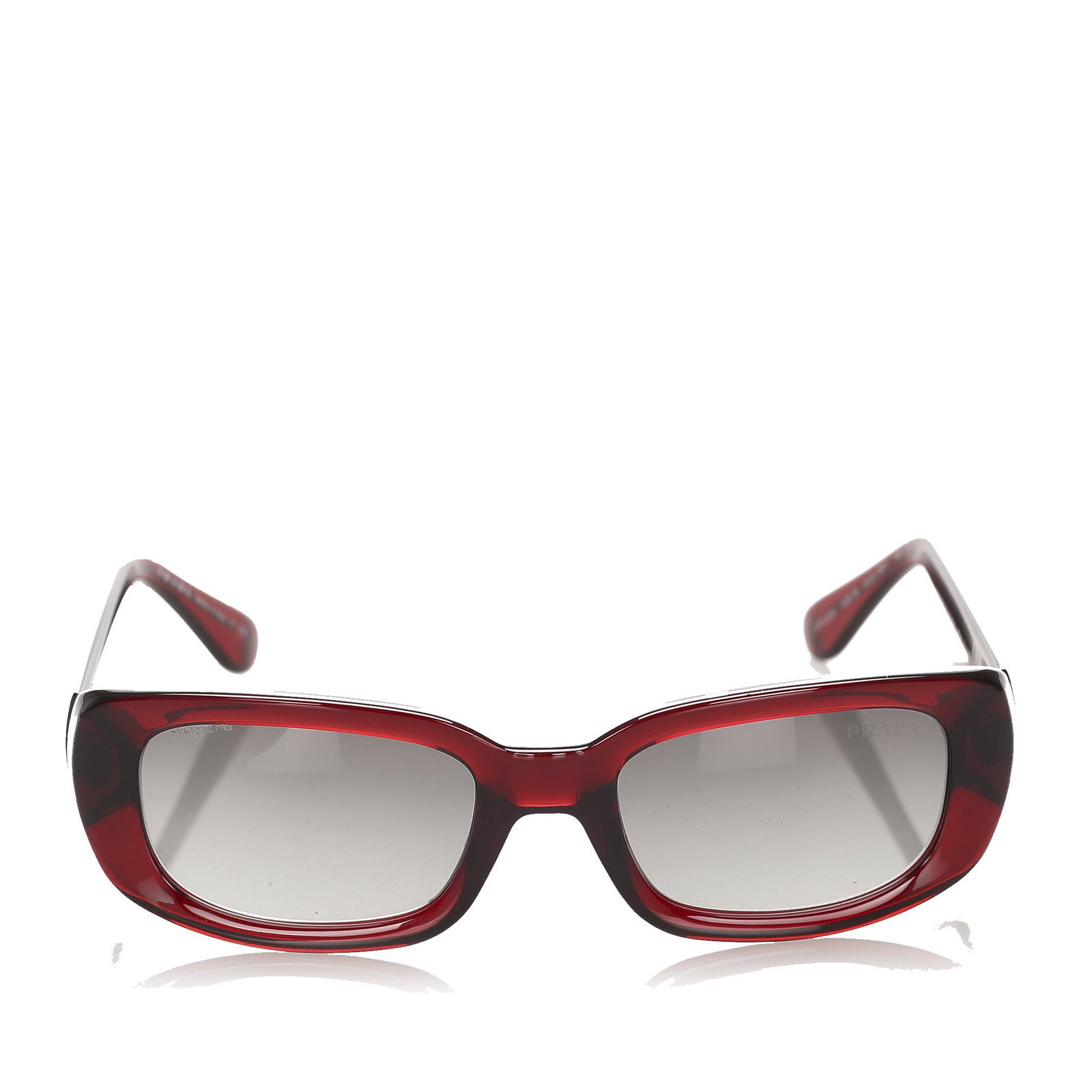 Authentic Prada Round Tinted Sunglasses: These sunglasses feature an acetate body with tinted lenses. Brand: Prada Model: Round Tinted Sunglasses Origin: Italy Category: Sunglasses Color: Brown Style: Others Material: Plastic x Others Condit