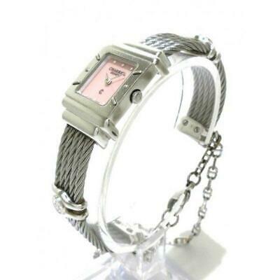 Authentic PHILIPPE CHARRIOL Saint-Tropez Square Ladies: Remarks of condition It is just the appearance damage of the product. Please bid after confirming the operating status. Case Overall Many shallow scratches / Dullness is noticeable Side Slightly chipp