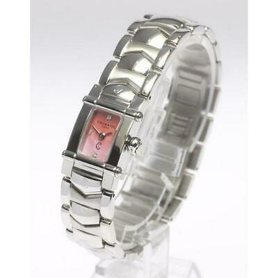 Authentic PHILIPPE CHARRIOL Columbus 1NTRM9 Pink Shell: Product information Applicable to: Ladies Material: stainless steel x stainless steel Dial color: Pink shell Movement: Quartz Ref.No 1NTRM9 Serial: 004 Accessories: None (body only) Case size (w): abo