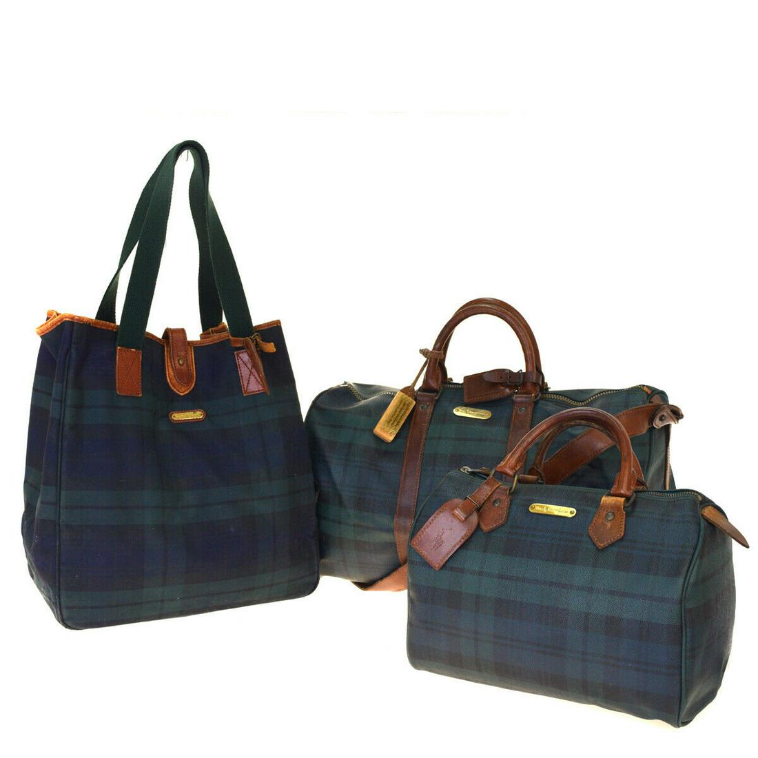 Authentic RALPH LAUREN Bag: Brand: RALPH LAUREN Model: Bag Country of Origin: Thailand Material: PVC Color: Green Size (Inch): N/A Size (CM): N/A All Bidhaus items come with a 100 % money-back authenticity guarantee. ALL SALES A