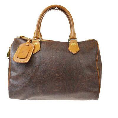 Authentic ETRO Handbag: Brand: ETRO Model: Handbag Country of Origin: Italy Material: PVC Color: Bordeaux Size: 19Cm X 28Cm X 13Cm / 7.48 X 11.02 X 5.11 Handle Drop 12Cm / 4.72 All Bidhaus items come with a 100 % money-back