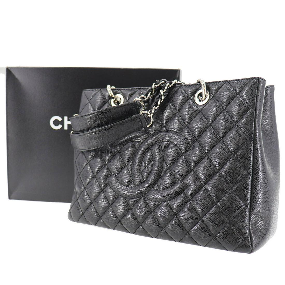 Authentic CHANEL Hand Bag: Brand: CHANEL Model: Hand Bag Country of Origin: Italy Material: Nylon Color: Silver Bag Length: 13.3 Bag Height: 9.4 Bag Depth: 5.1 All Bidhaus items come with a 100 % money-back authenticity guarant