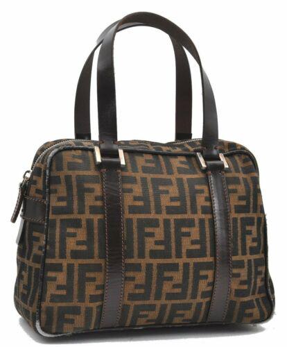 Authentic FENDI Hand Bag: Brand: FENDI Model: Hand Bag Country of Origin: Italy Material: Canvas Color: Brown Bag Length: 10.6inches (27cm) Bag Height: 7.9inches (20cm) Bag Depth: 4.3inches (11cm) All Bidhaus items come with a