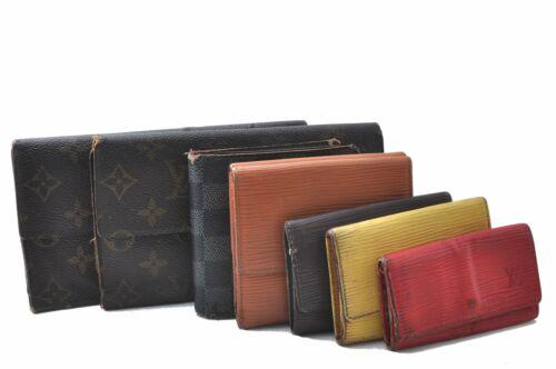 Authentic LOUIS VUITTON Wallet/Keycase: Brand: LOUIS VUITTON Model: Wallet/Keycase Country of Origin: France/Spain Material: Color: Brown/Red/Yellow Size (cm): Length 145cm Width 38cm(Approx) Size (inch): Length 57.1" Width 15.0"(Approx) Al