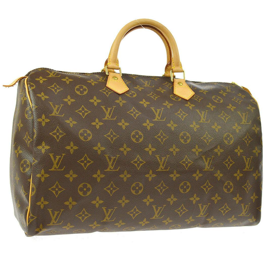 Authentic LOUIS VUITTON Hand Bag: Brand: LOUIS VUITTON Model: Hand Bag Country of Origin: France Material: Monogram Canvas Leather Color: Brown Size (Inch): W 15.9 x H 9.8 x D 7.5 "Handle Drop. 3.5 " Size (CM): W 40.5 x H 25.0 x D 19.