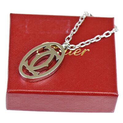 Authentic CARTIER Necklace Charm: Brand: CARTIER Model: Necklace Charm Country of Origin: Material: Silver Plated Color: Silver Size (Inch): W 1 X H 2 X D 0 "Size (CM): W 2.5 X H 5 X D 0 Cm All Bidhaus items come with a 100 % money-ba