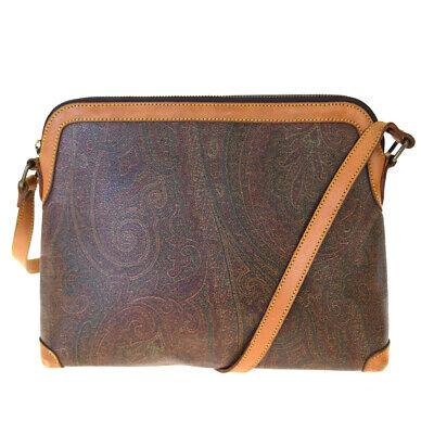 Authentic ETRO Messenger Bag: Brand: ETRO Model: Messenger Bag Country of Origin: Unknown Material: PVC Color: Brown Size: 21Cm X 27Cm X 7Cm / 8.26 X 10.62 X 2.75 Strap Length 50Cm - 55Cm / 19.68 - 21.65 All Bidhaus items come wit