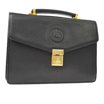 Authentic VERSACE Business Hand Bag: Brand: VERSACE Model: Business Hand Bag Country of Origin: Italy Material: Leather Color: Black Size (Inch): W 11.8 x H 9.1 x D 3.5 "Handle Drop. 1.2 " Size (CM): W 30.0 x H 23.0 x D 9.0 cmHandle Drop